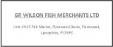 GR Wilson Fish Merchants Ltd