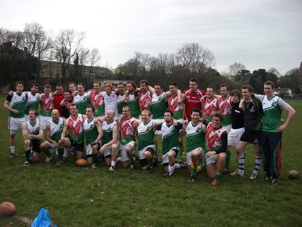 Magpies represent Wales against the Irish image