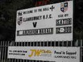 Llanrumney away .  still