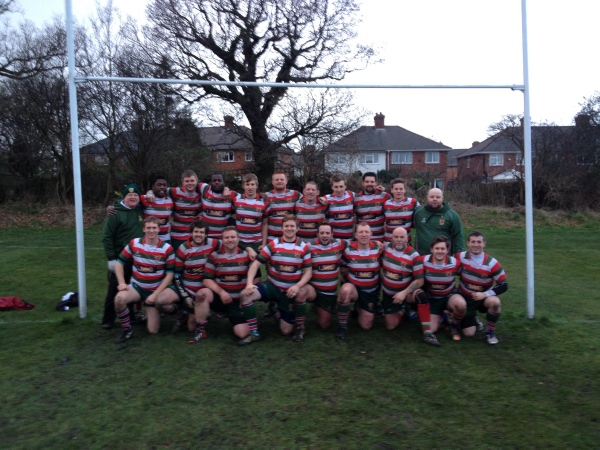 Back Row L-R: Gerry 'Scoop' Shanahan (Waterboy), Michael Olatokun, Ben Harris, Josh 'Mario Ballotelli' Walker, Brad Meeson, Michael Tate, Martin Franklin, Joe Williams, John Gadd, Adam Ward, Brian Davies (Head Coach)
Front Row L-R: Simon Hayward, Conah Davies, Ian Turner, Tom McNamee (Captain), Lea Ross, Paul Bradley, Pat Tarpey, Andrew Stimson, Chris Cheney Back Row L-R: Gerry 'Scoop' Shanahan (Waterboy), Michael Olatokun, Ben Harris, Josh 'Mario Ballotelli' Walker, Brad Meeson, Michael Tate, Martin Franklin, Joe Williams, John Gadd, Adam Ward, Brian Davies (Head Coach)
Front Row L-R: Simon Hayward, Conah Davies, Ian Turner, Tom McNamee (Captain), Lea Ross, Paul Bradley, Pat Tarpey, Andrew Stimson, Chris Cheney