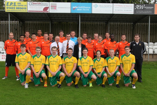 Brighouse Town Football Club 2012/13. Kindly SPonsored by The Barge, Brighouse.
Official Kit Suppilers - O'Neill's Sports, Huddersfield Brighouse Town Football Club 2012/13. Kindly SPonsored by The Barge, Brighouse.
Official Kit Suppilers - O'Neill's Sports, Huddersfield