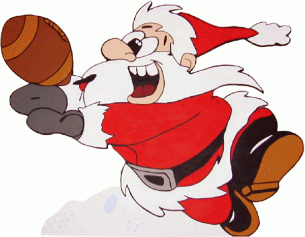 Santa Playing Football - Blog Hop Blitz #17 - Easy Life Meal & Party Planning