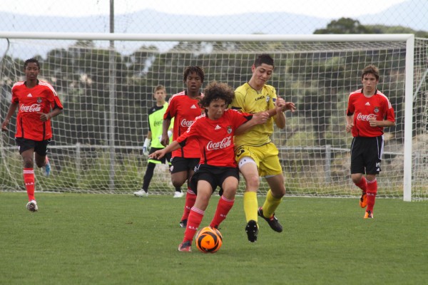 Under 16 players earn trials with Stoke City.  image