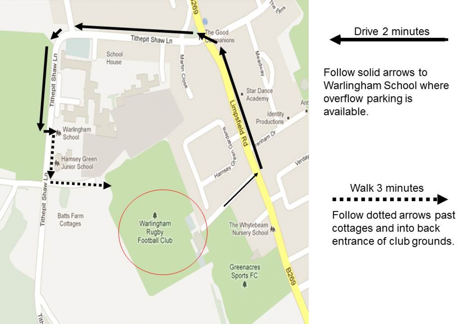 Information Warlingham RFC 'the Mighty Warl'