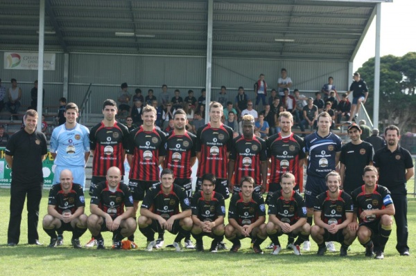 Top Left: Chris Taylor (Coach), Zaim Zaneli, Bryan Bran, Sean McIlroy, Hamlet Armenian, Andrew Mullett, Nate Foster, Ross Thompson, Stuart Webster, Ragip Jusufi, Gus
Bottom Left: Craig Elvin, Veton Korcari (Captain), Luke Sherbon, Iqi Jawadi, Mathew Theodore, Liam Kearney, Tim Mala, Shane Rexhepi Top Left: Chris Taylor (Coach), Zaim Zaneli, Bryan Bran, Sean McIlroy, Hamlet Armenian, Andrew Mullett, Nate Foster, Ross Thompson, Stuart Webster, Ragip Jusufi, Gus
Bottom Left: Craig Elvin, Veton Korcari (Captain), Luke Sherbon, Iqi Jawadi, Mathew Theodore, Liam Kearney, Tim Mala, Shane Rexhepi