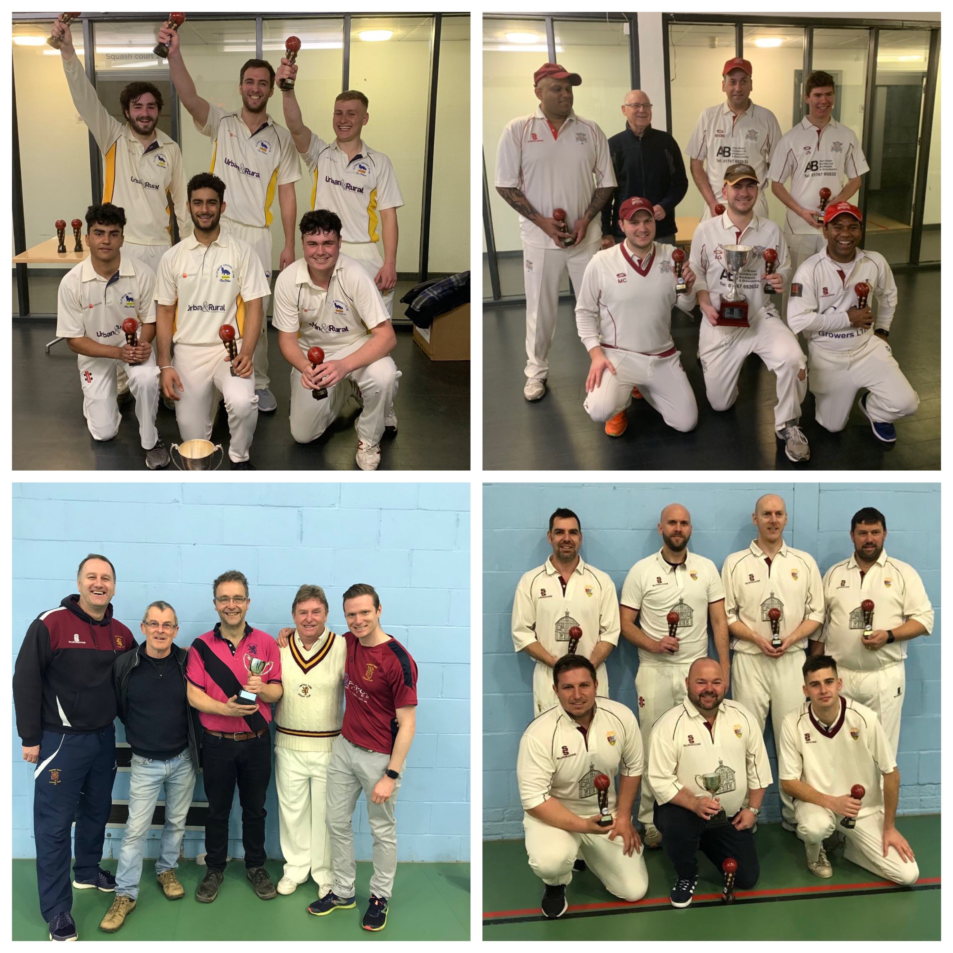 Cricket East News Bedfordshire Indoor Cricket League winners