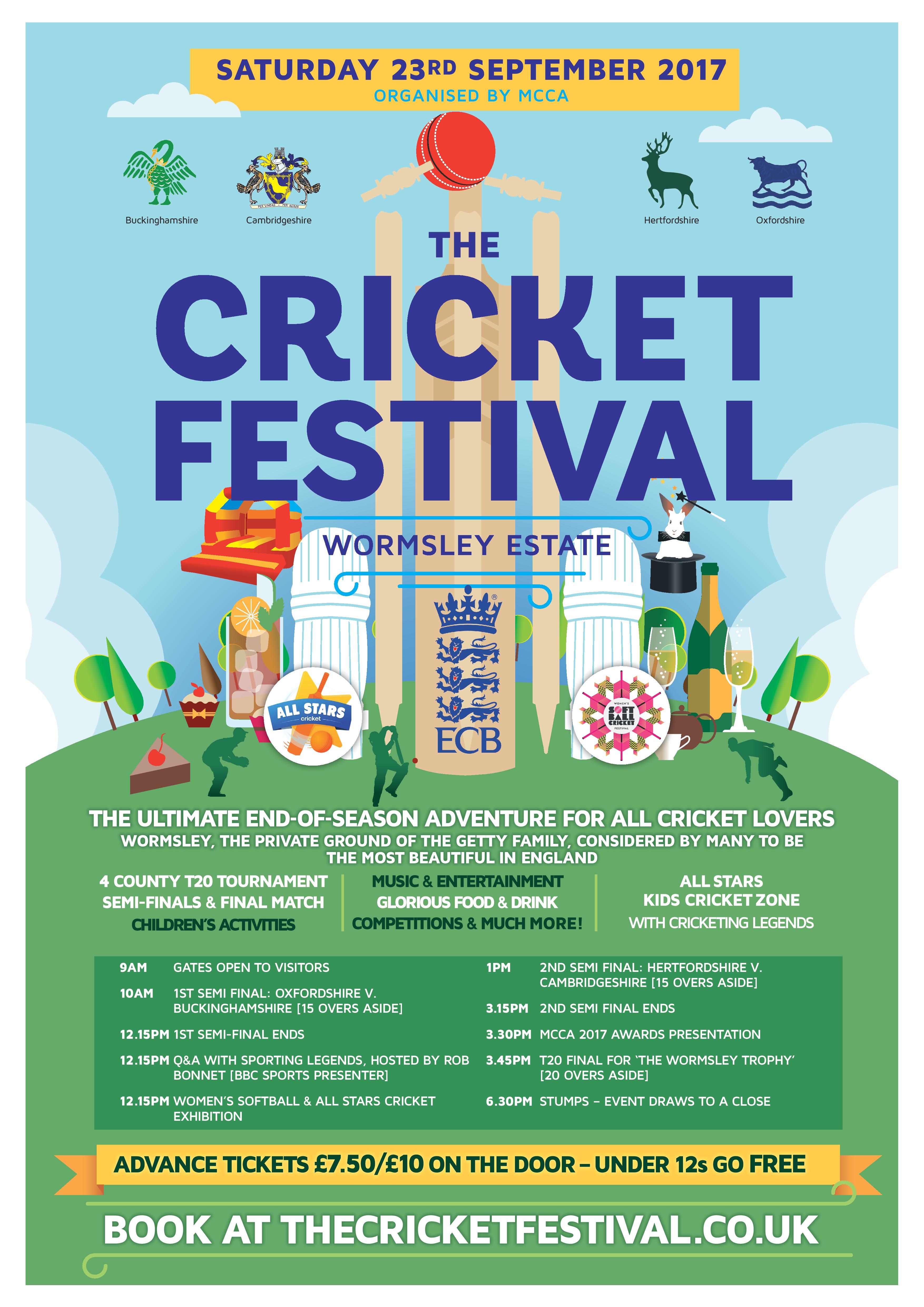 Hertfordshire Cricket News THE CRICKET FESTIVAL
