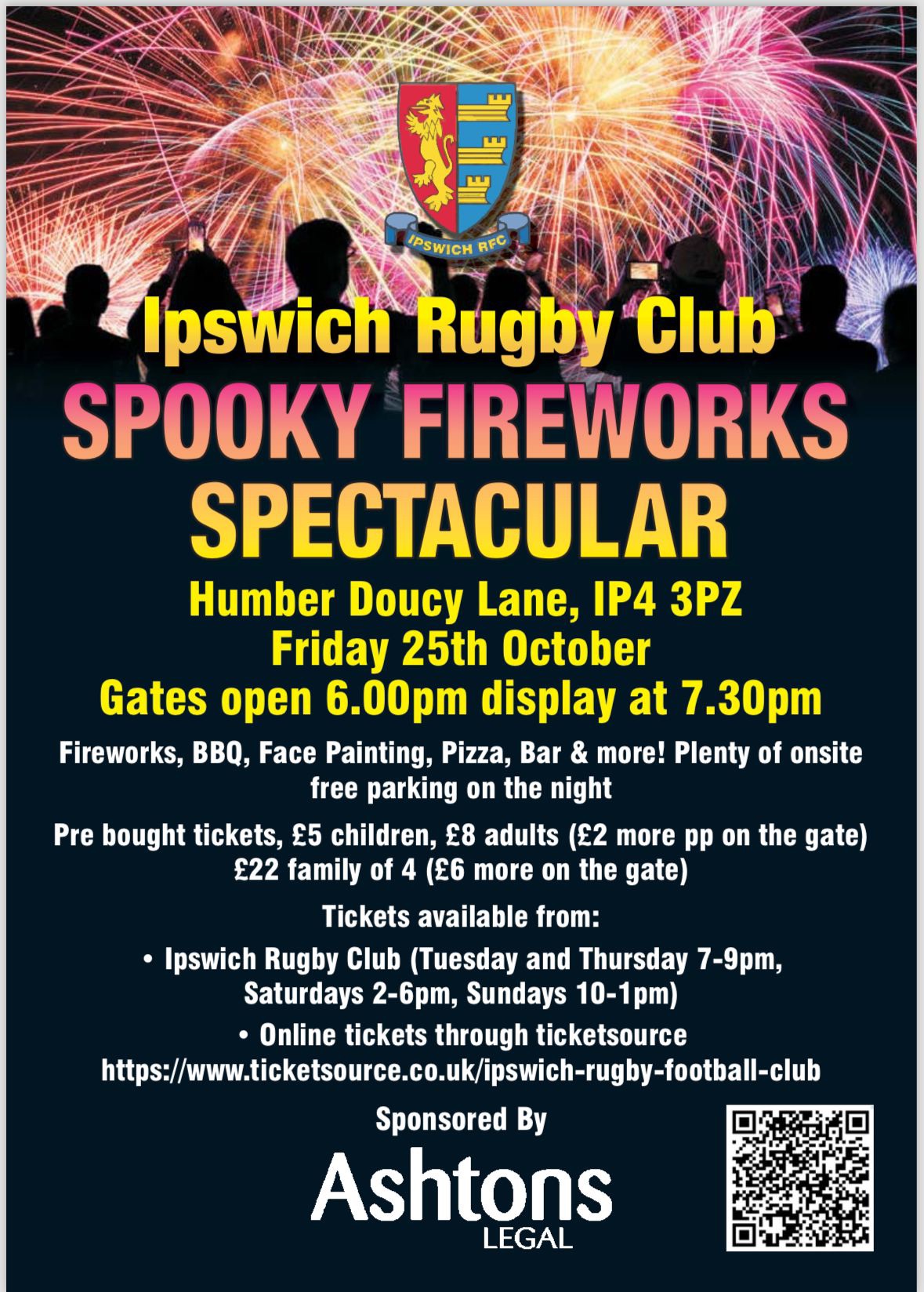 Handsworth Rugby Club Fireworks 2015 Syracuse Skies Light Up Over