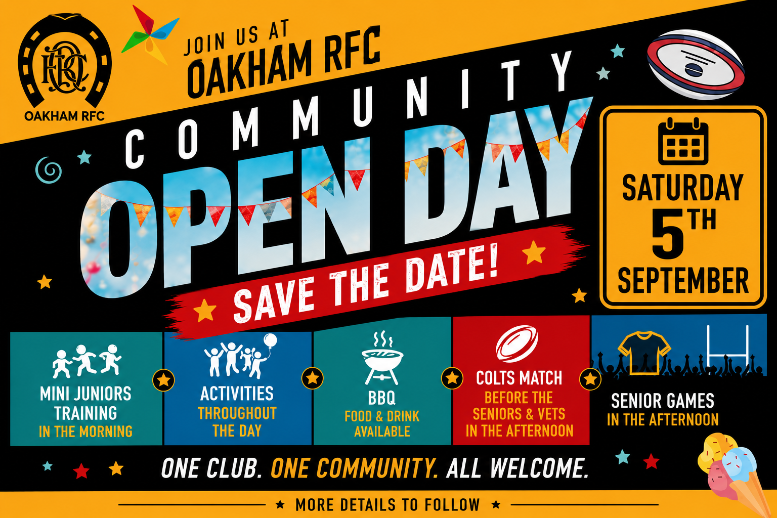 Oakham Rfc Season Start Community Open Day
